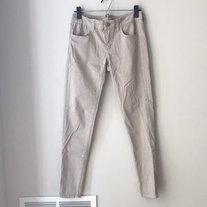 AE Khaki Jeggings